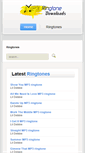 Mobile Screenshot of mp3ringtonedownloads.com